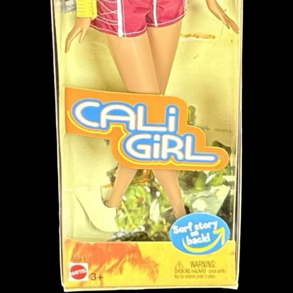 Mattel Barbie Cali Girl Doll With Surf Story C6461 2003 NRFB - READ